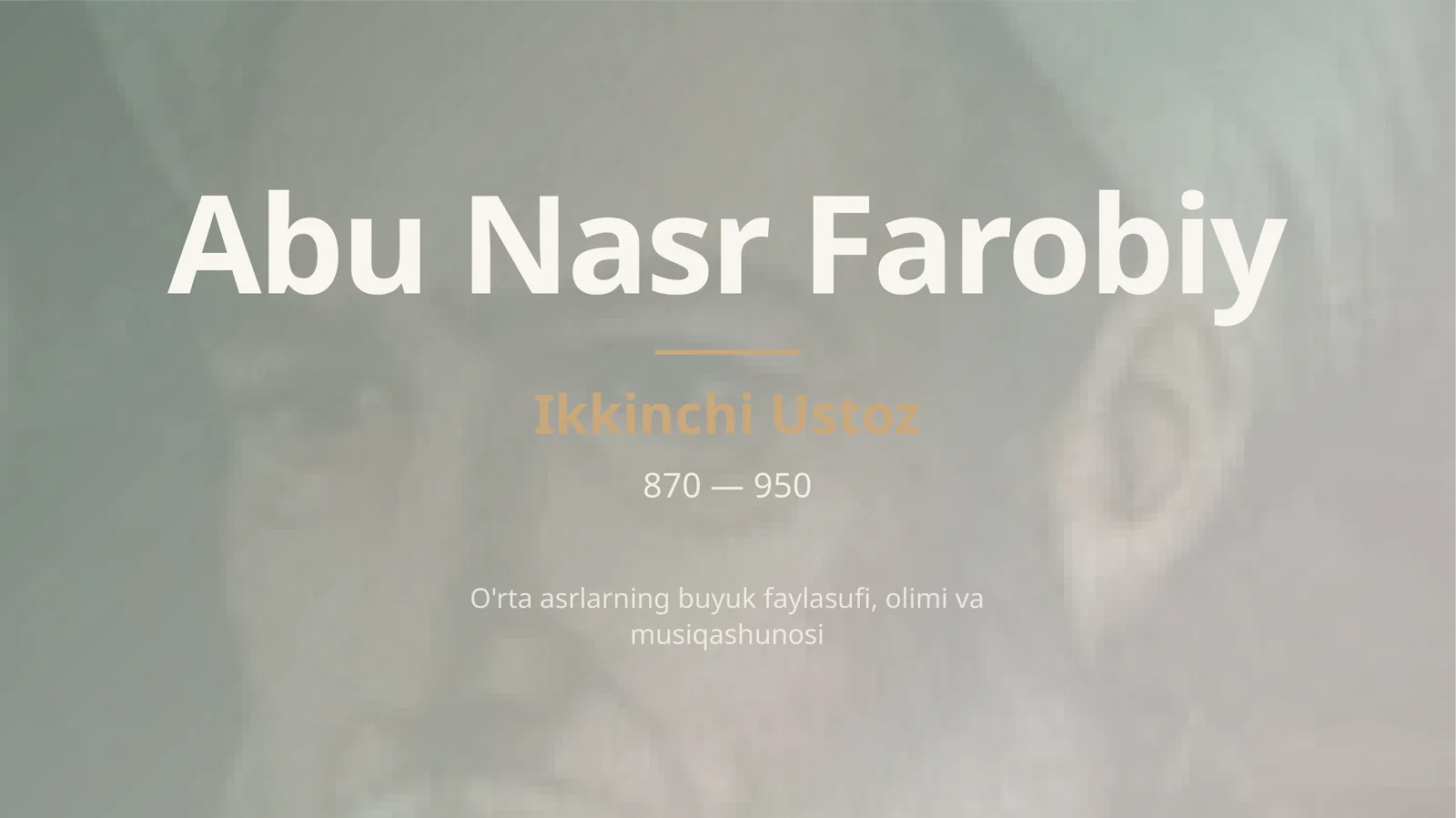 Abu Nasr Farobiy