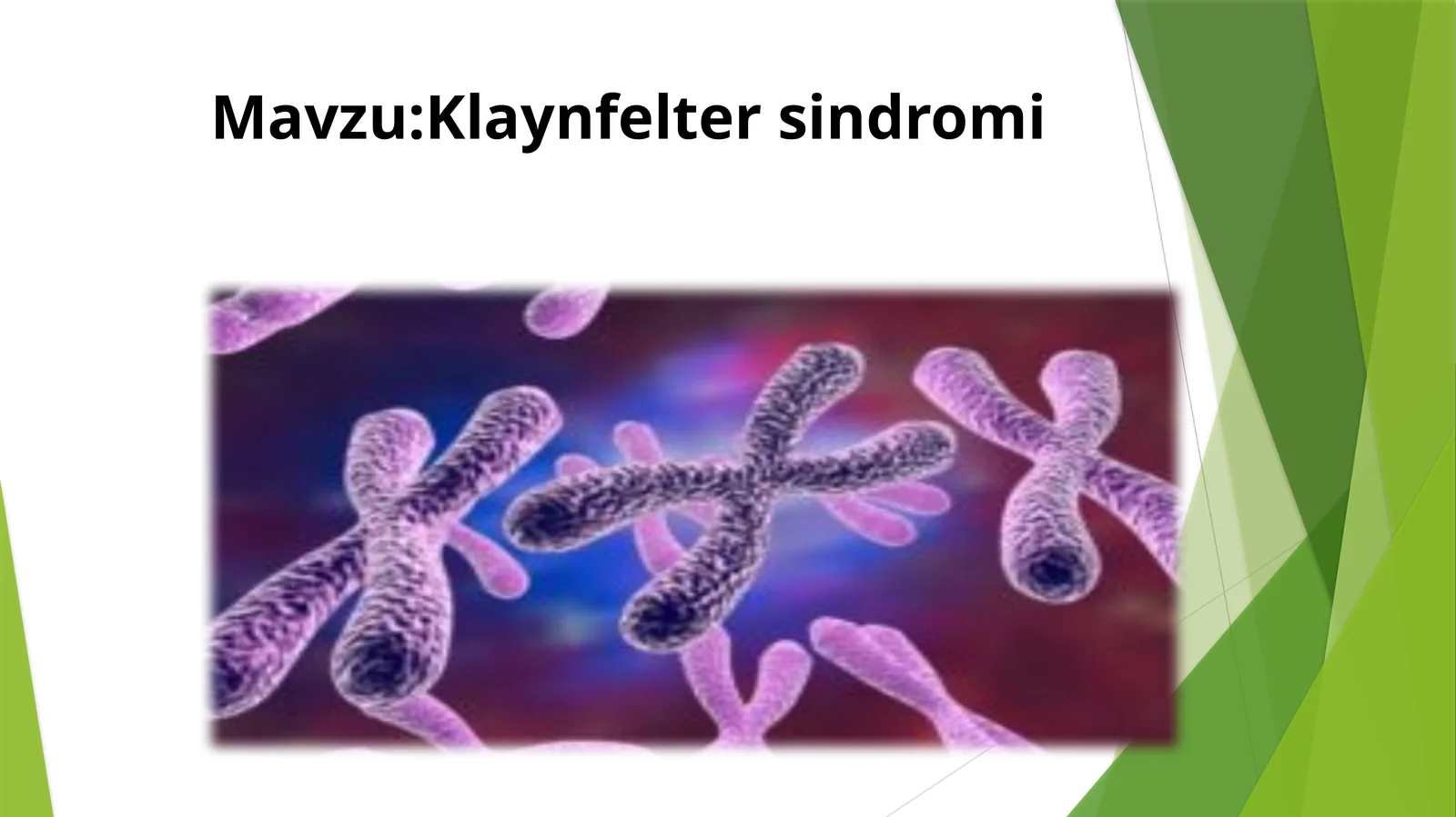 Klaynfeltersindromi