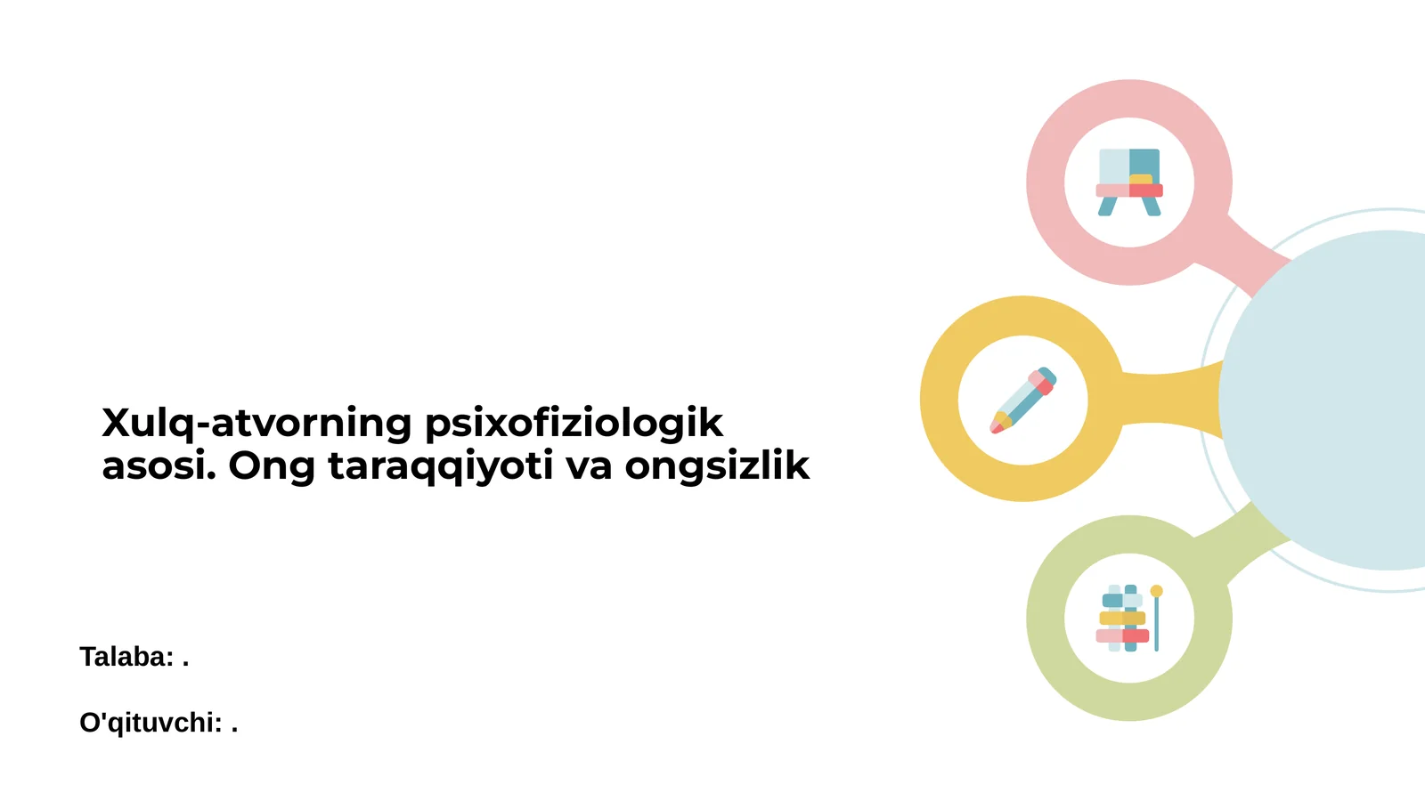 Xulq-atvorning psixofiziologik asosi