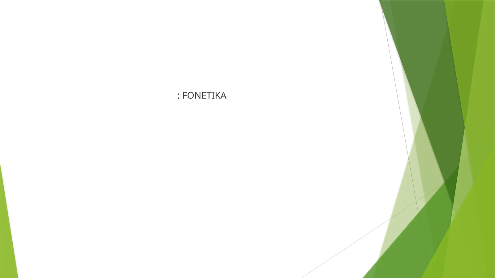 FONETIKA
