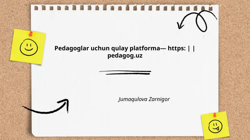 Pedagog.uz platformasi