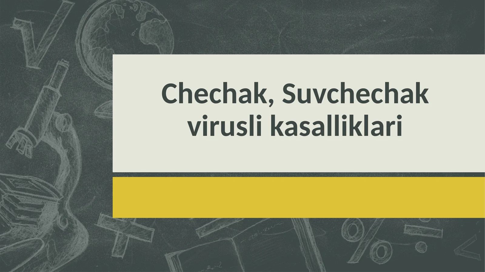 Chechak kasalligi