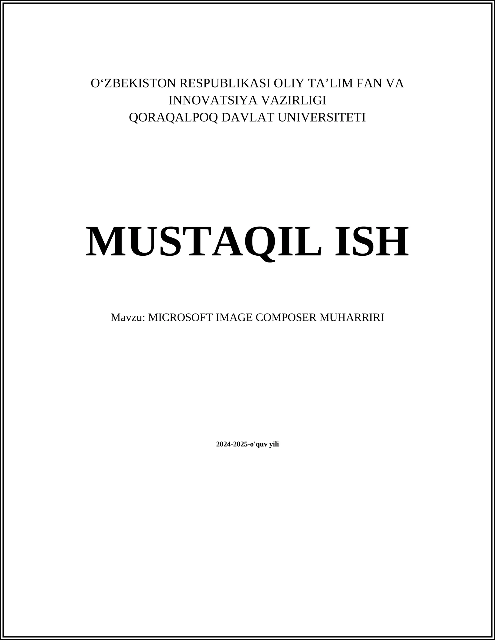 MICROSOFT IMAGE COMPOSER MUHARRIRI