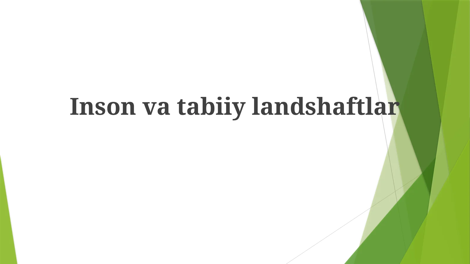 Insonvatabiiylandshaftlar