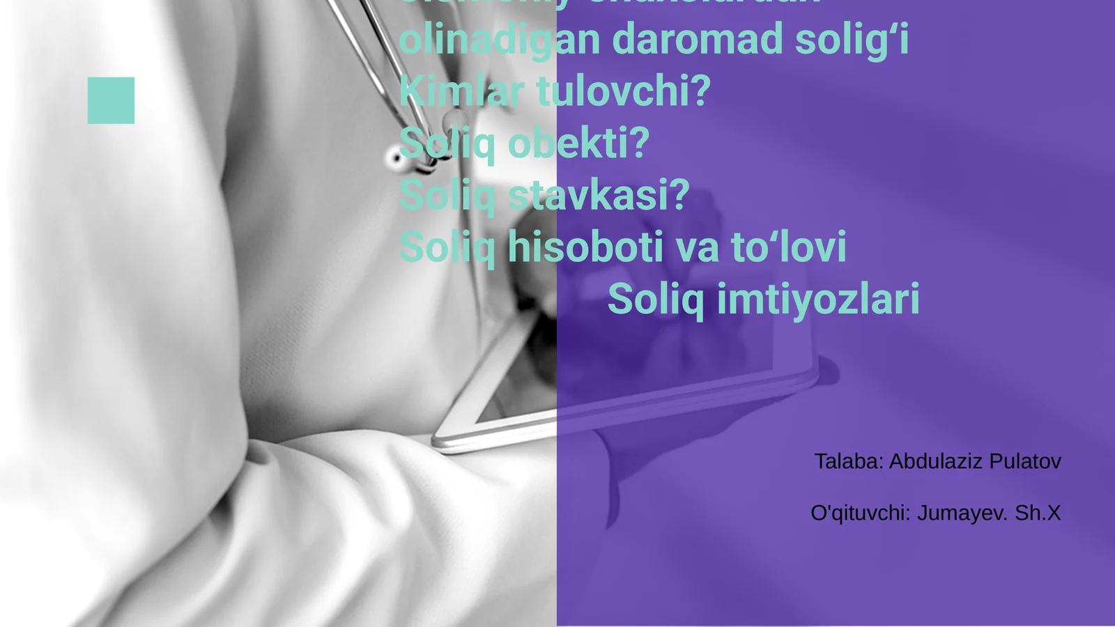 Jismoniy shaxslardan olinadigan daromad soligʻi