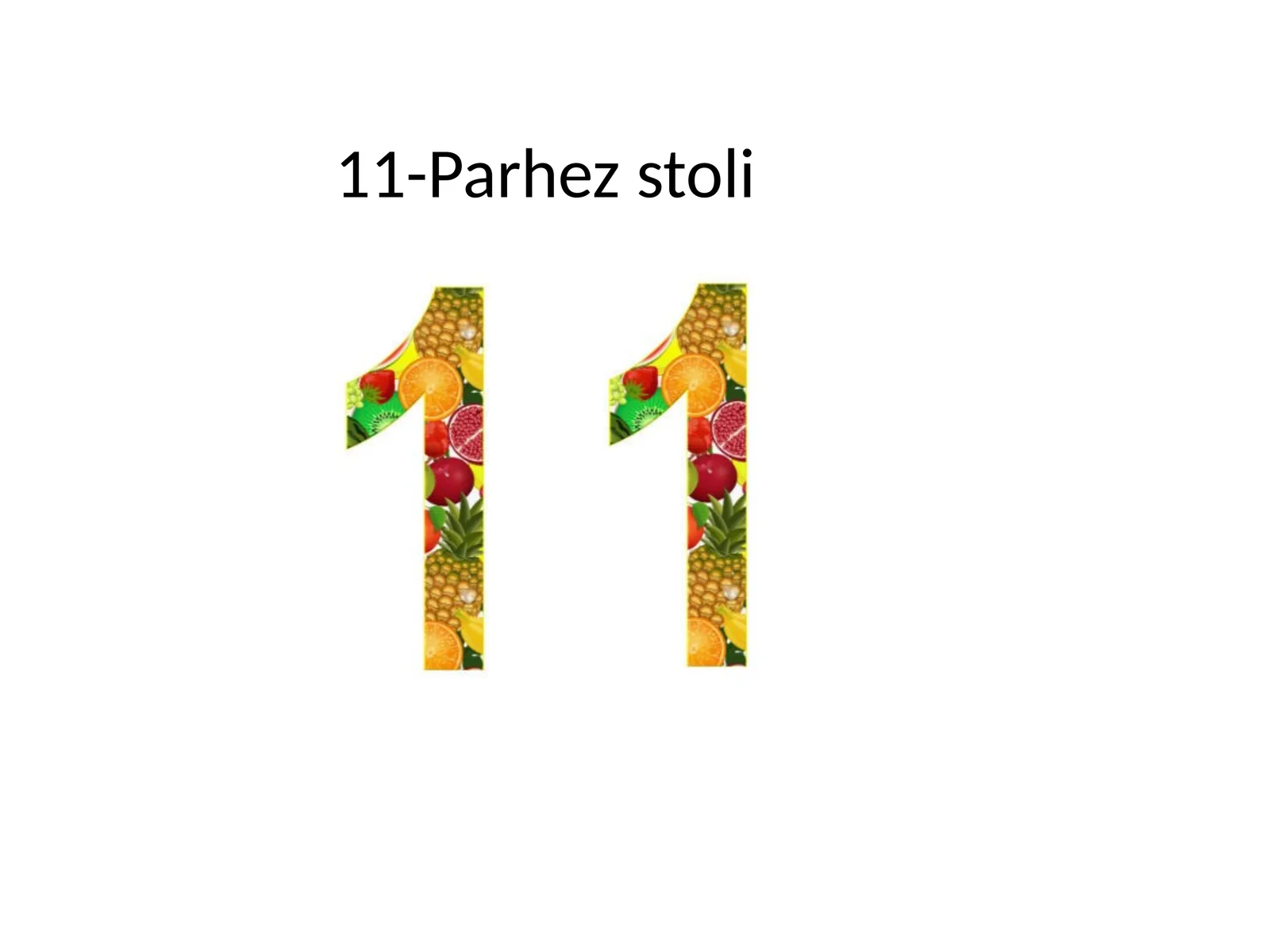 11-Parhez stoli