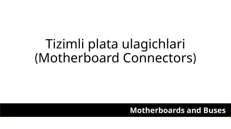 Tizimli plata ulagichlari