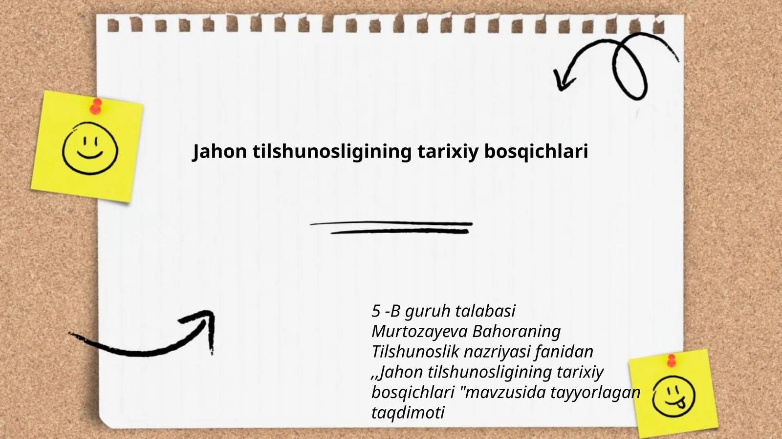 Jahon tilshunosligining tarixiy bosqichlari