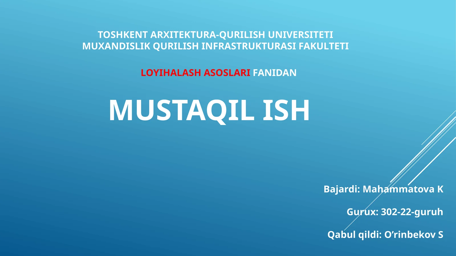 Qurilish kompaniyasining boshqaruv tuzilishi
