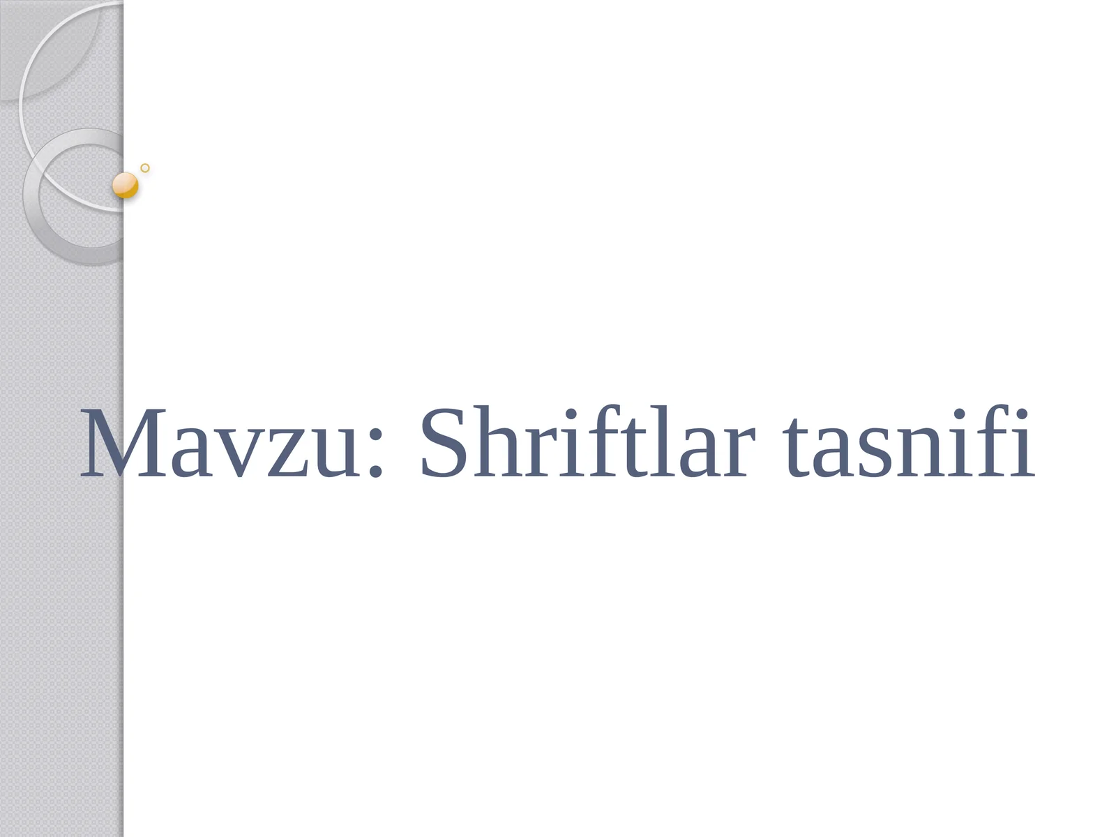 Shriftlartasnifi