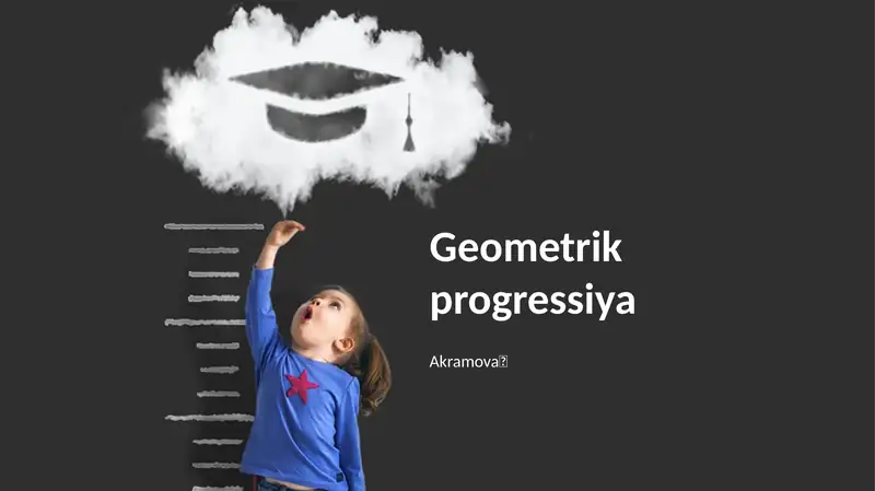 Geometrik progressiya
