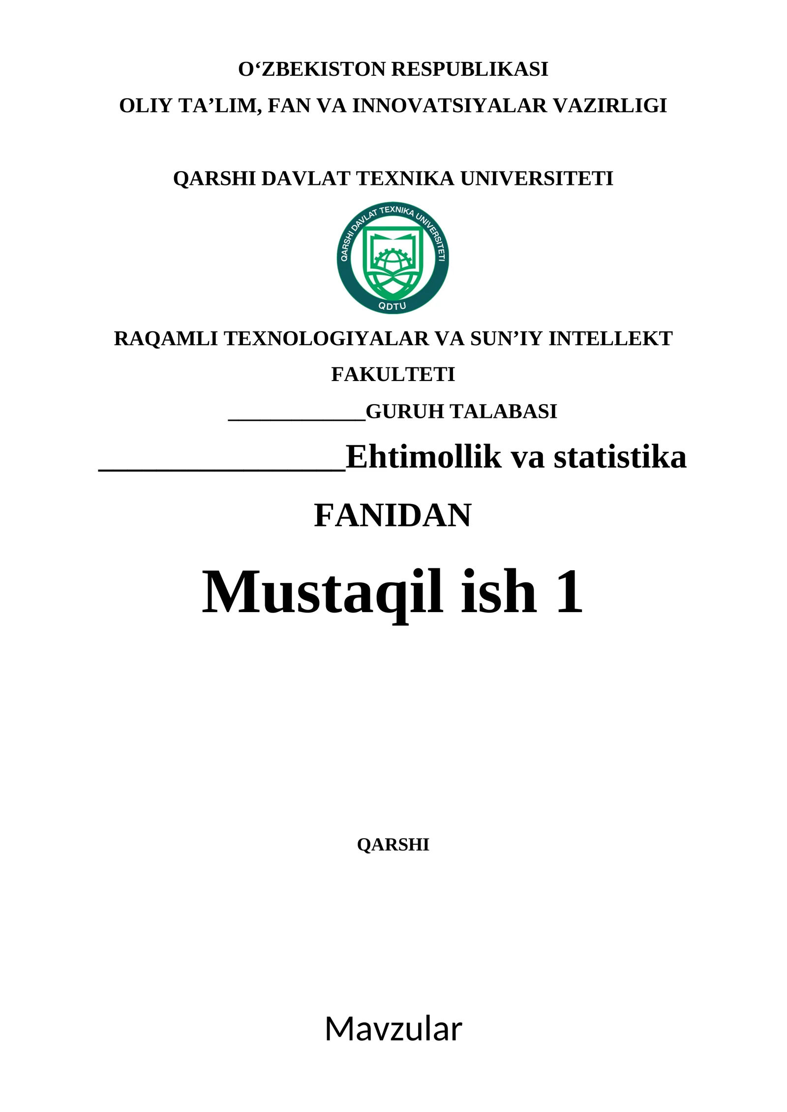 HODISALAR VA ULARNING TURLARI. HODISALAR ALGEBRASI VA SIGMA-ALGEBRASI.
