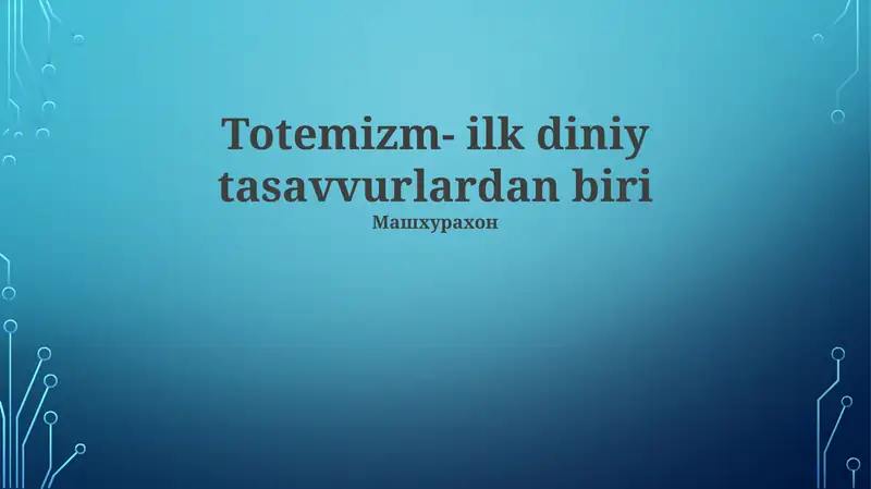 Totemizm
