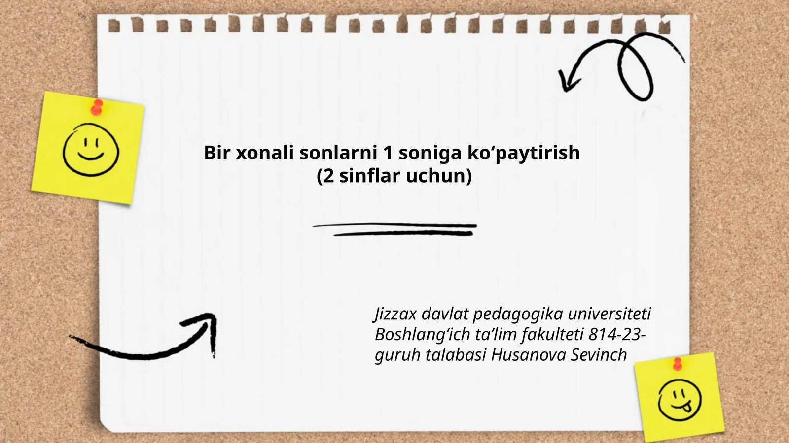 Bir xonali sonlarni 1 soniga koʻpaytirish