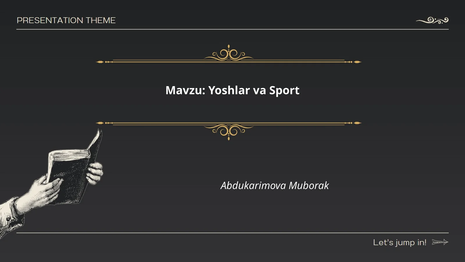 Yoshlar va Sport