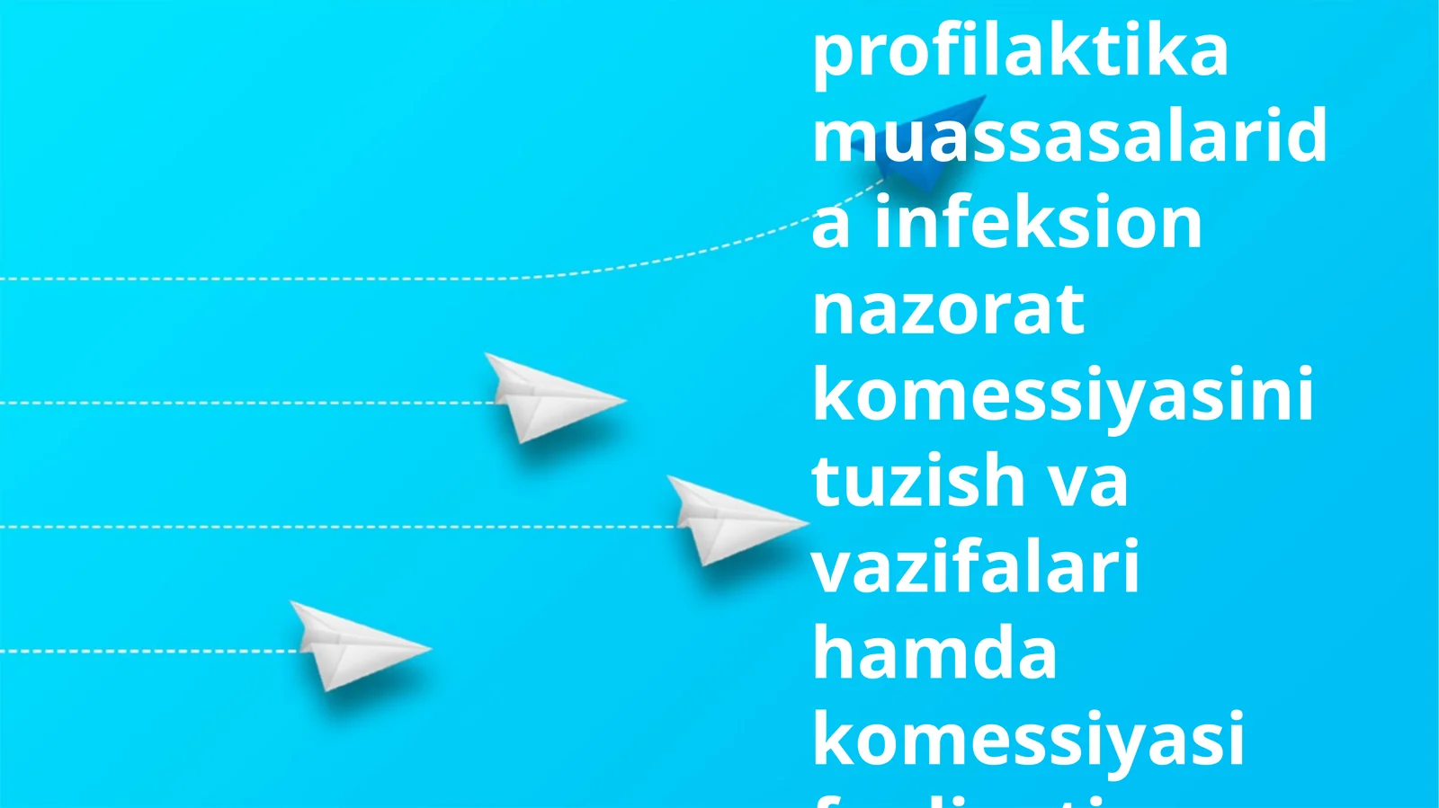 Davolash profilaktika muassasalarida infeksion nazorat komessiyasi