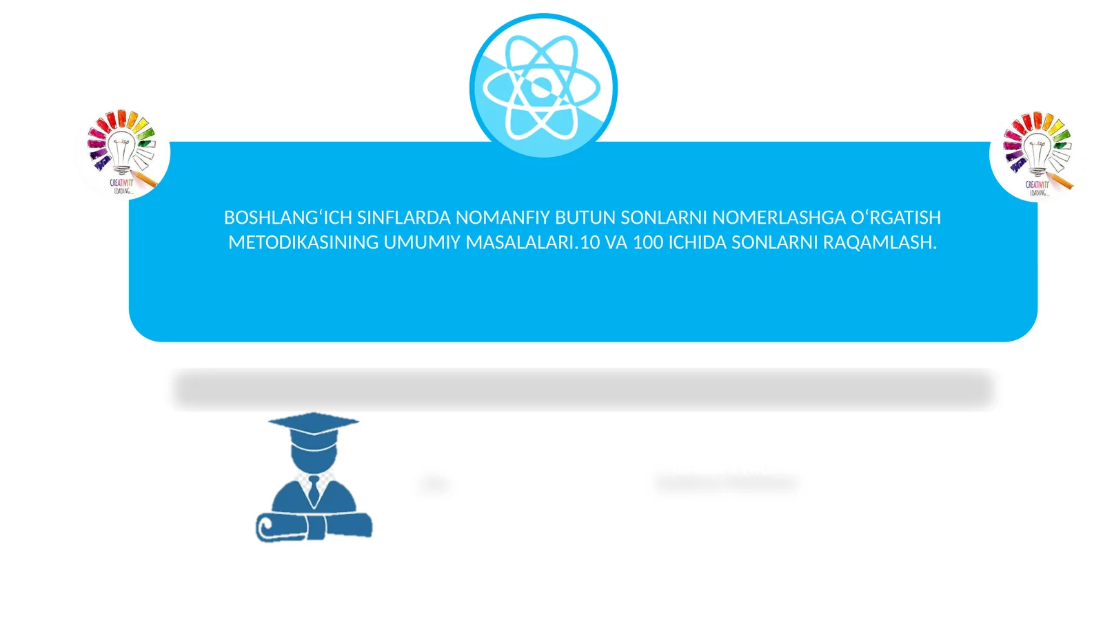 10 VA 100 ICHIDA SONLARNI RAQAMLASH