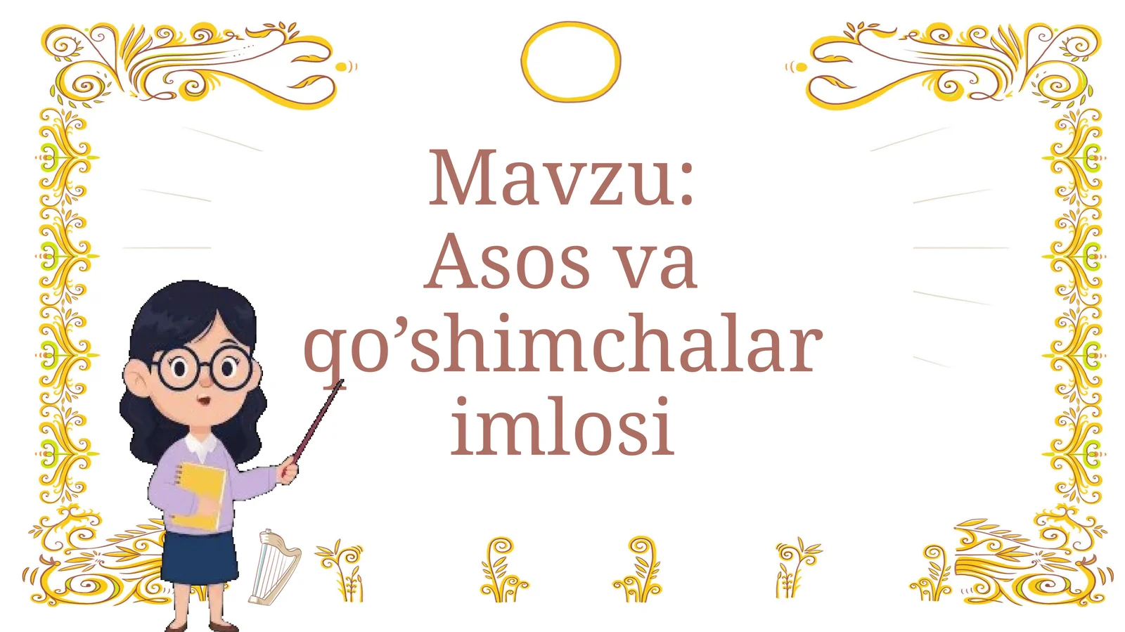 Asosvaqo’shimchalar imlosi