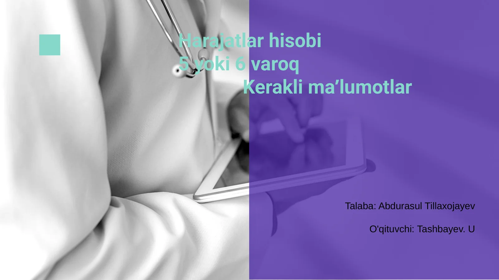 Harajatlar hisobi