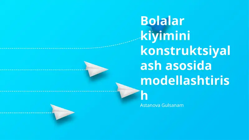 Bolalar Kiyimlari Dizayni: Asoslar va Tamoyillar