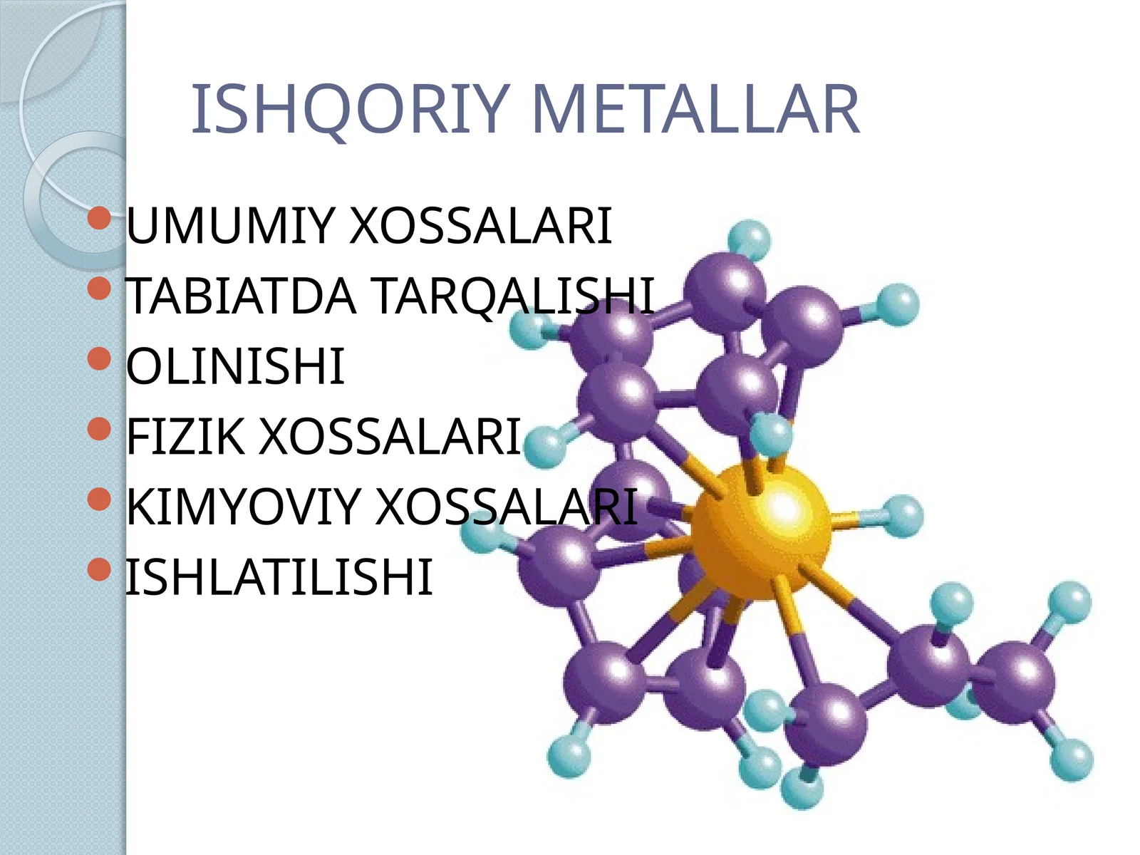 ISHQORIY METALLAR