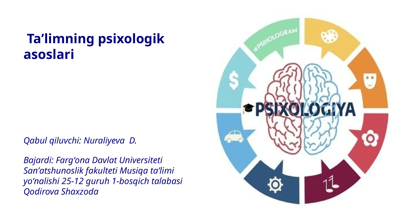 Taʼlimning psixologik asoslari