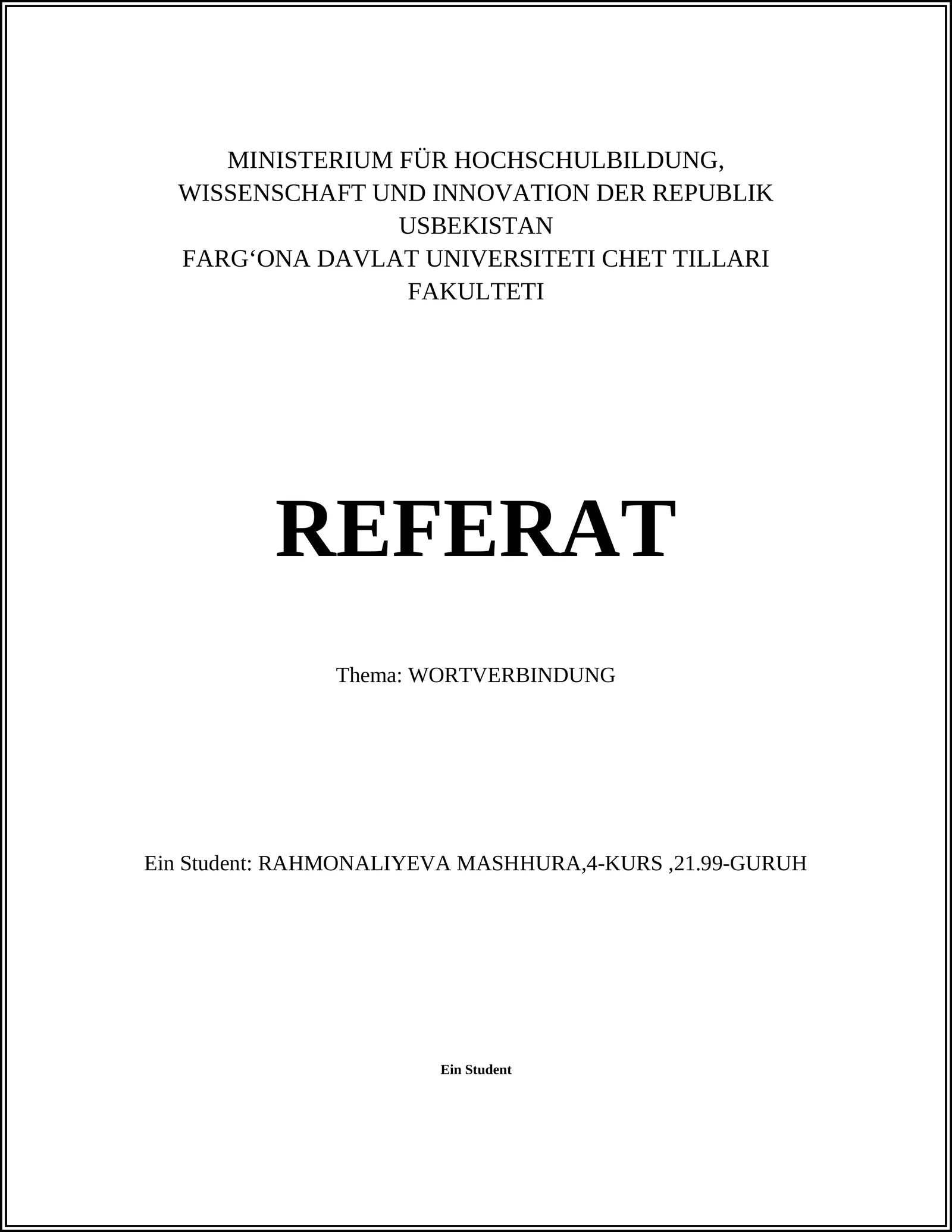 Wortverbindung