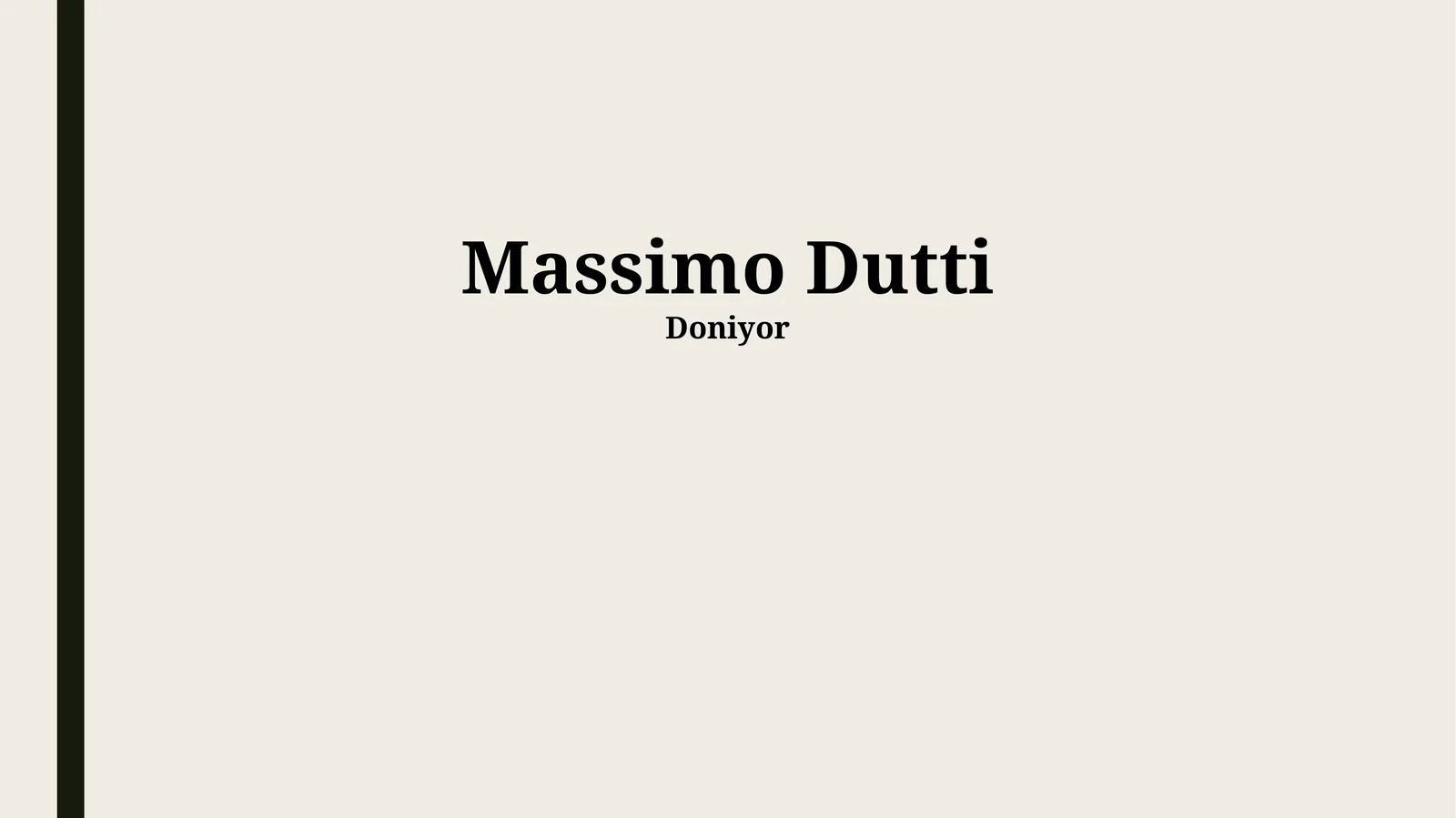 Massimo Dutti