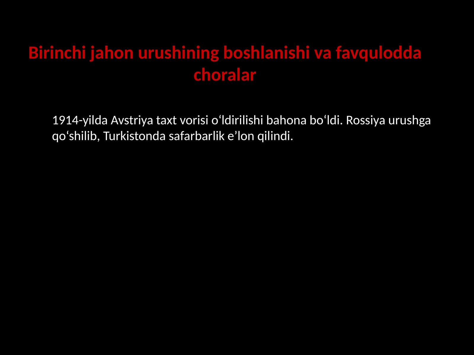 1916-yil Jizzax qo‘zg‘oloni