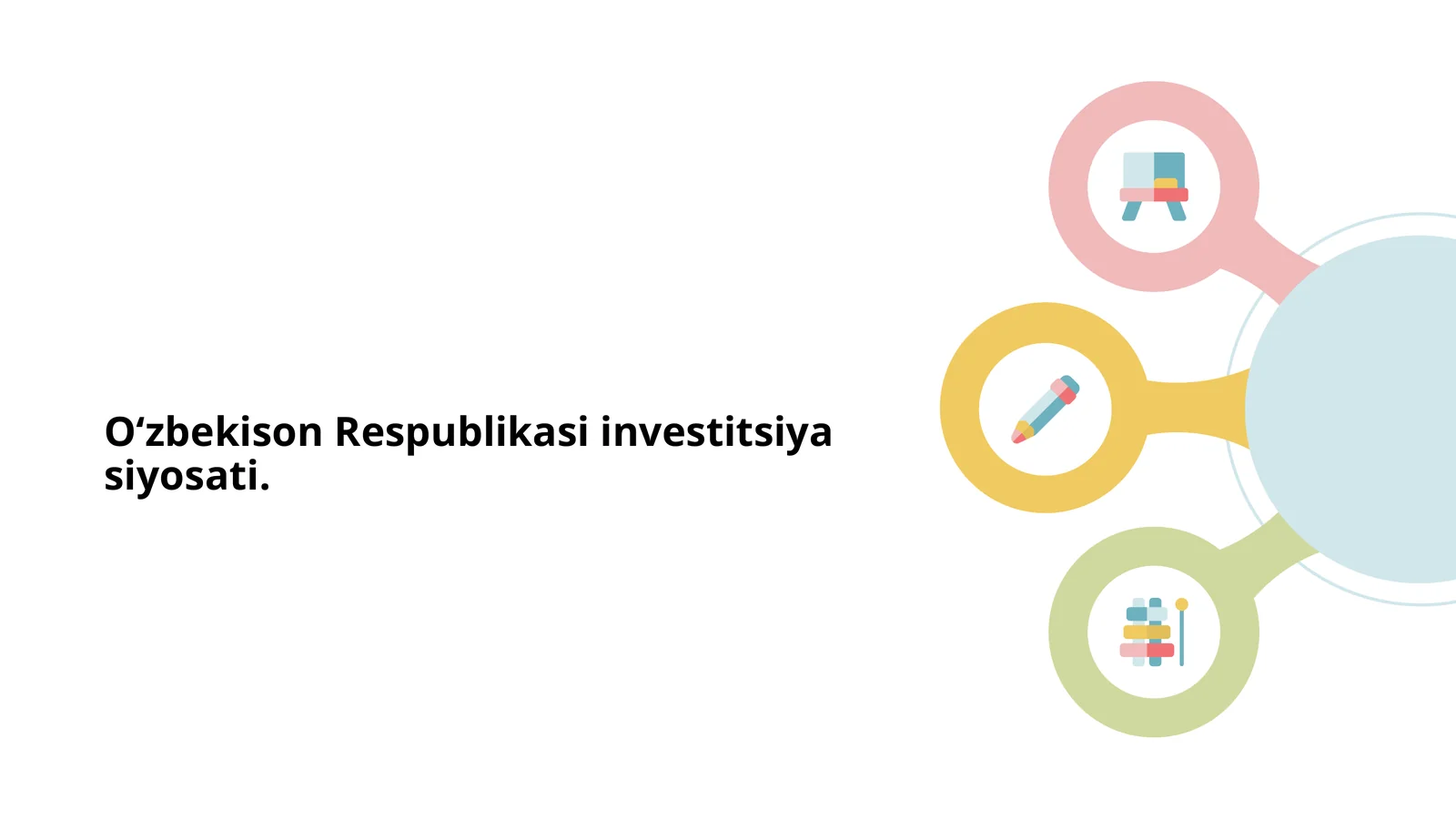 O‘zbekison Respublikasi investitsiya siyosati