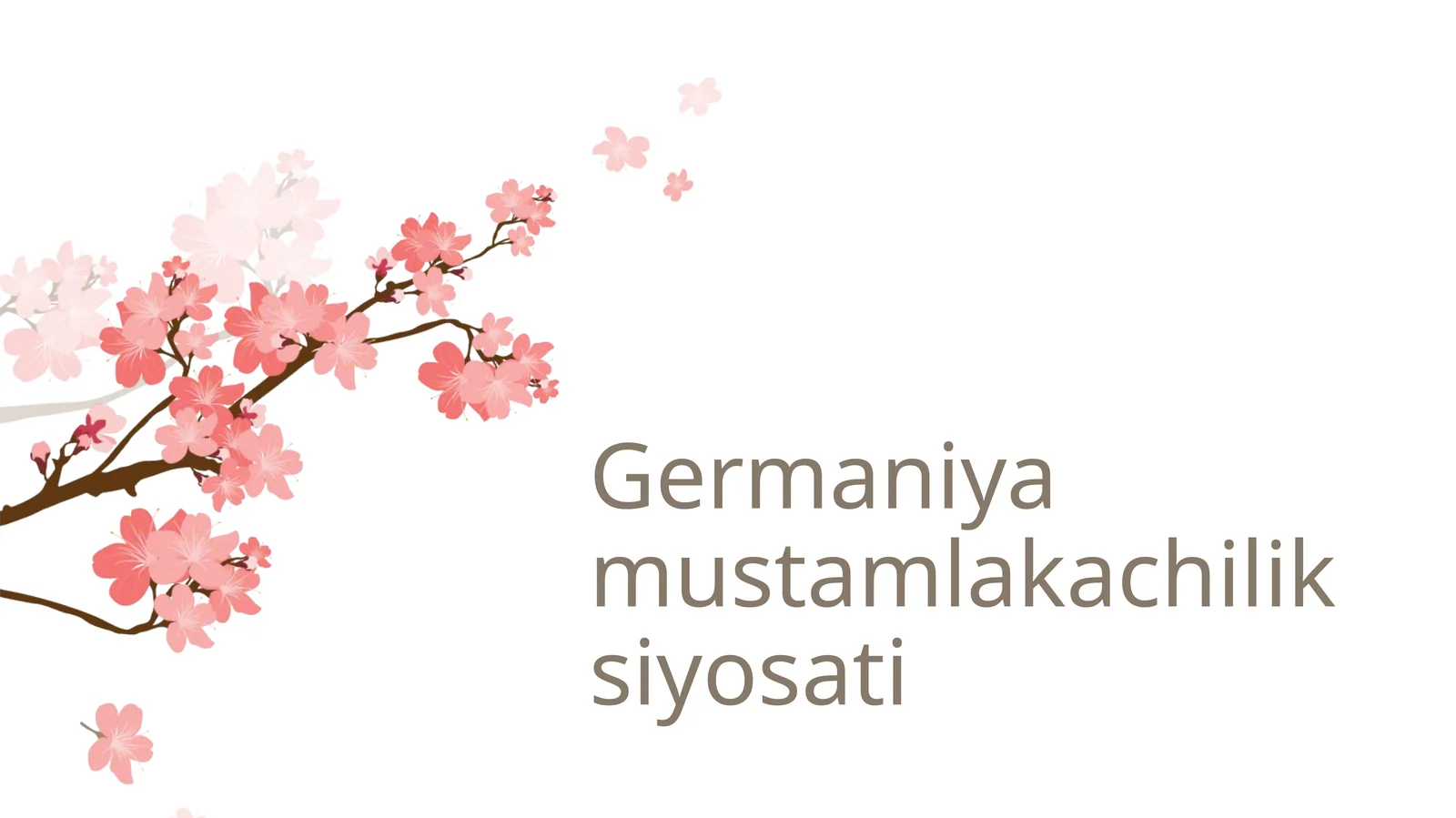 Germaniyamustamlakachiliksiyosati