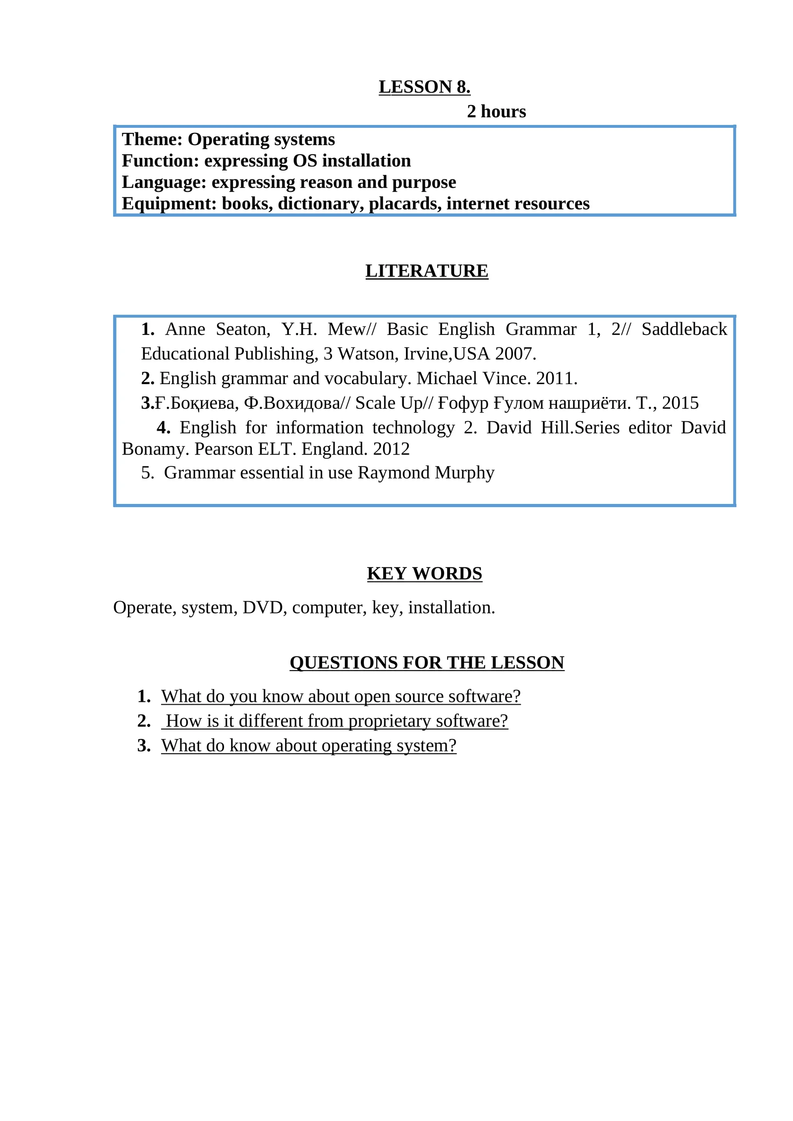 Operating systems