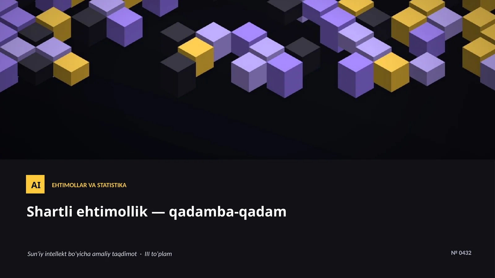 EHTIMOLLAR VA STATISTIKA