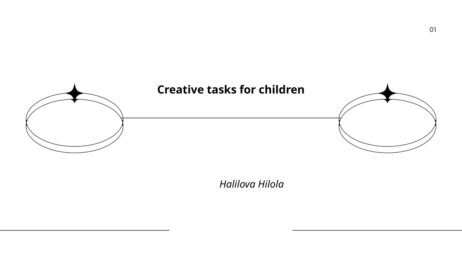 Creative tasks for children
