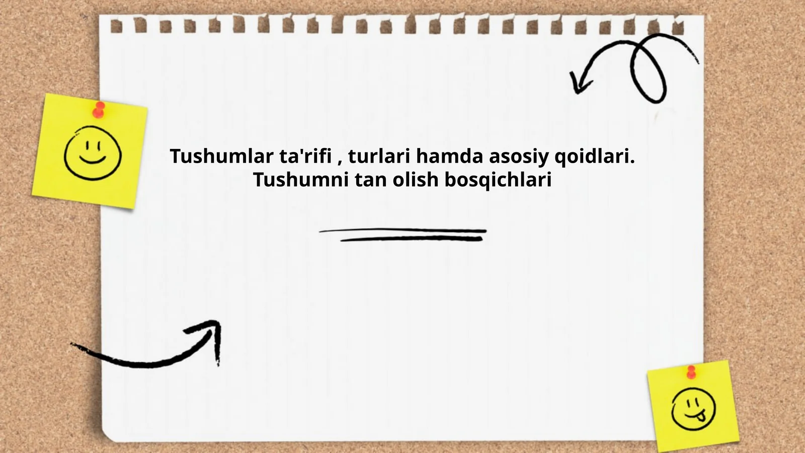 Tushumlar ta'rifi