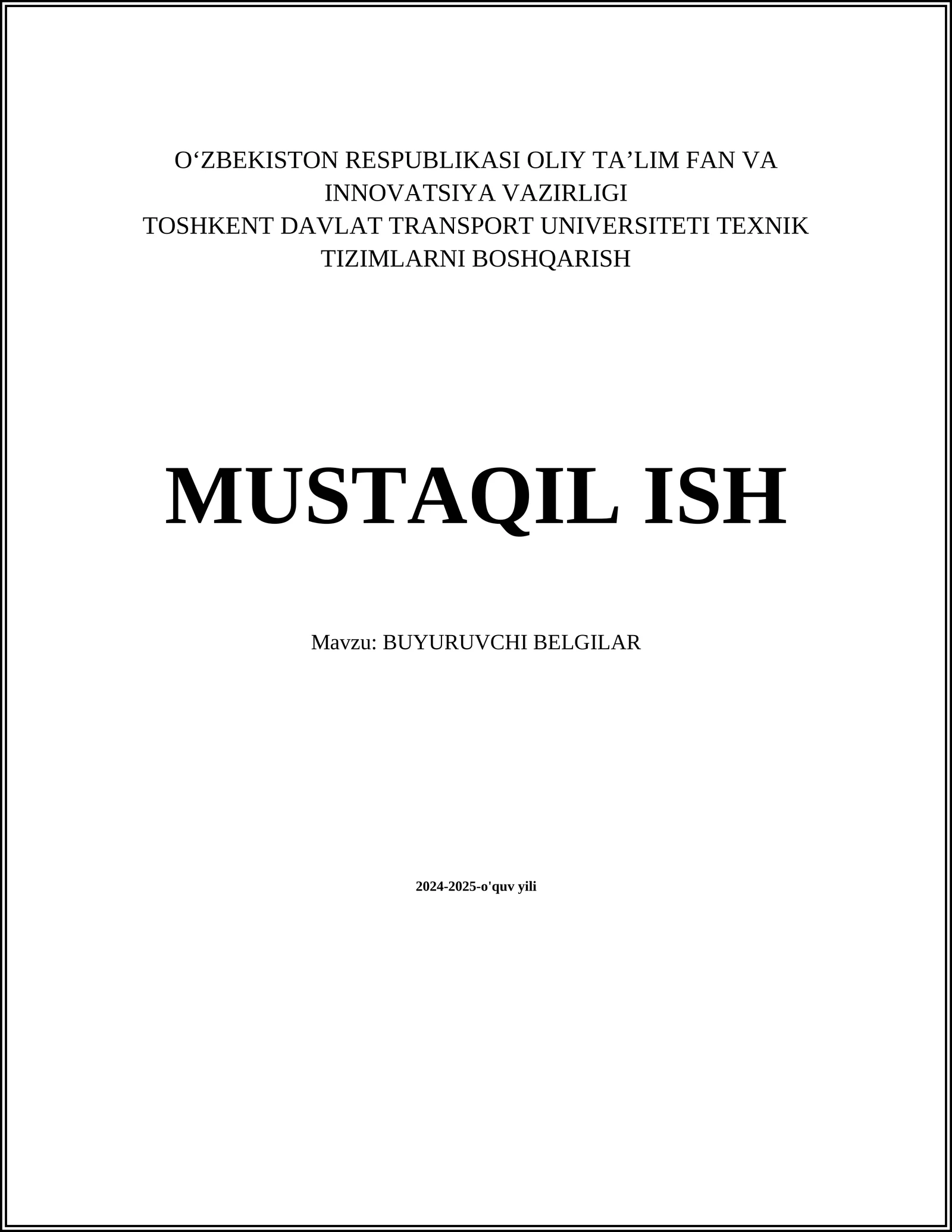 Ovoz beruvchi belgilar