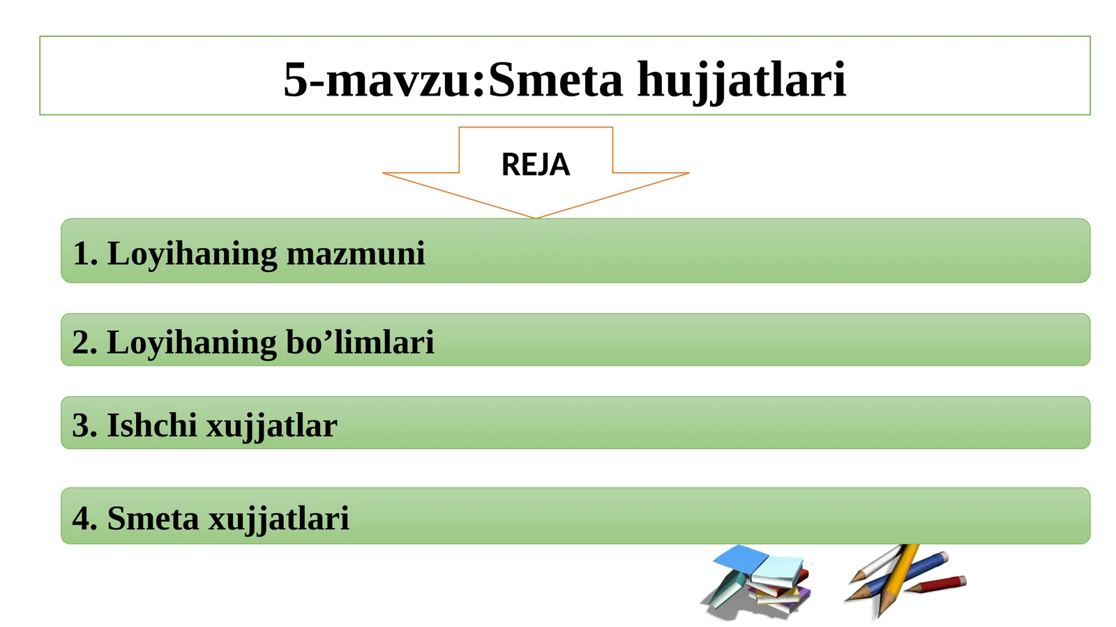 Ish haqida hujjatlar tayyorlash
