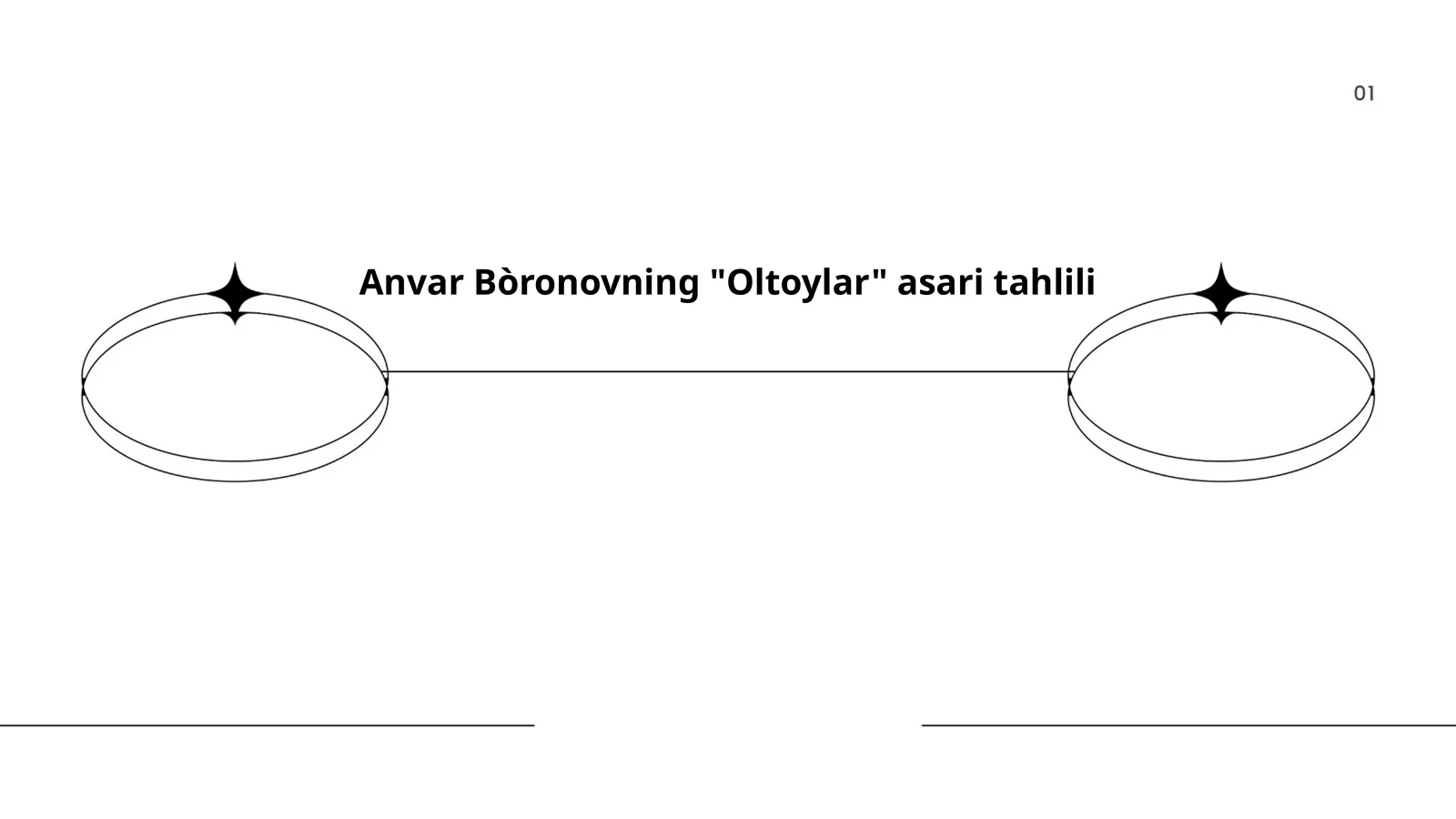 Anvar Bòronovning "Oltoylar" asari tahlili