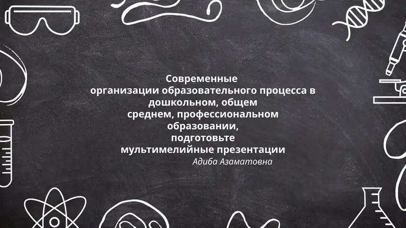 Современные организации образовательного процесса