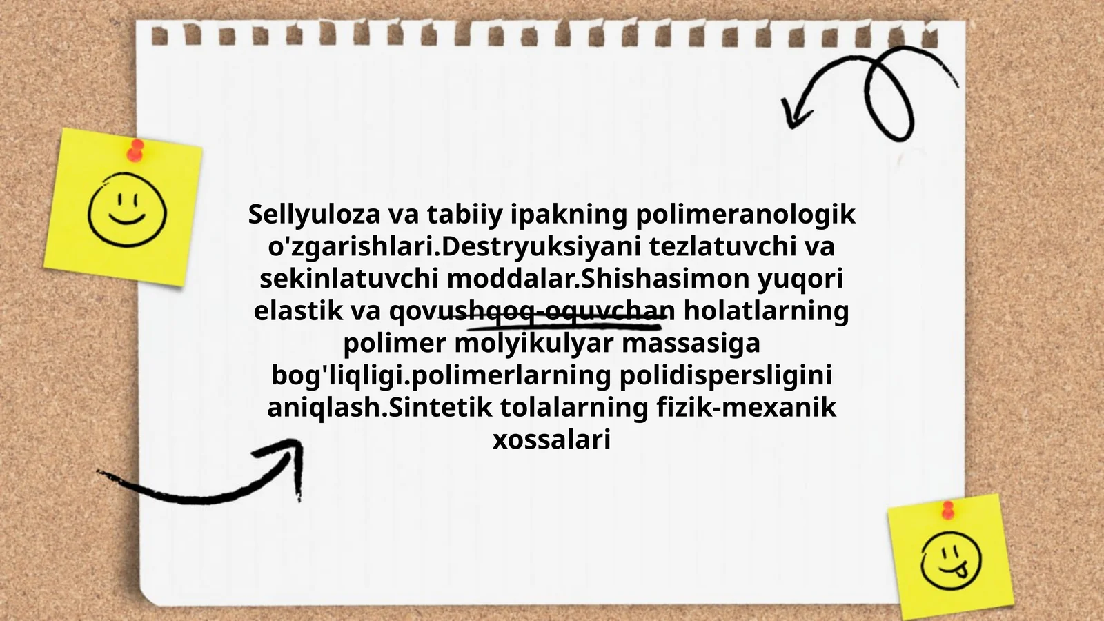 Sellyuloza va tabiiy ipakning polimeranologik o'zgarishlari