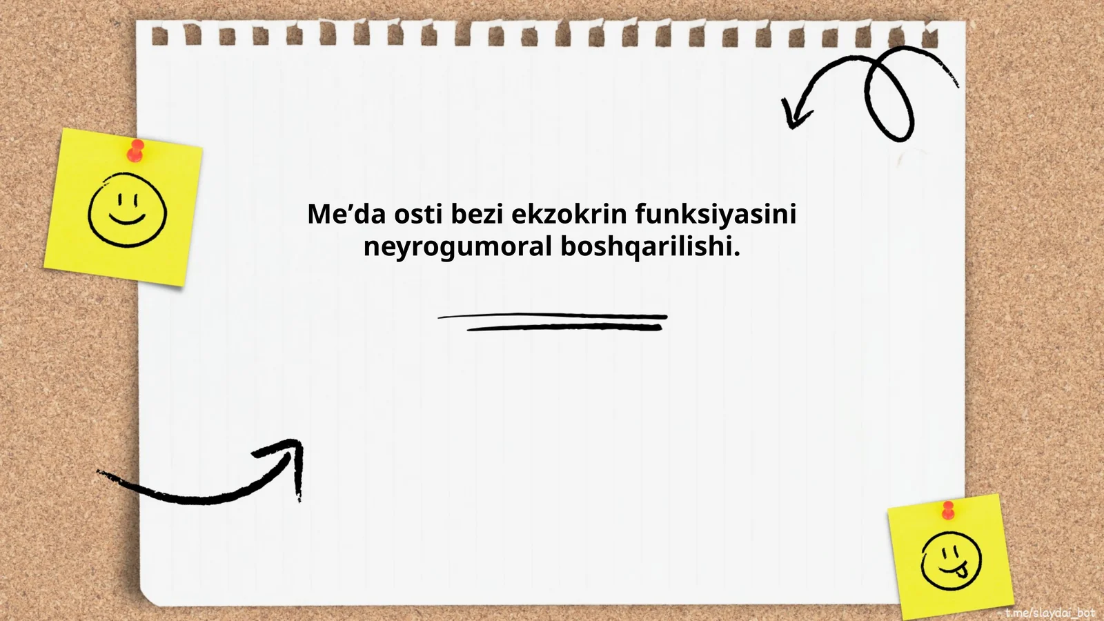 Meʼda osti bezi ekzokrin funksiyasini neyrogumoral boshqarilishi
