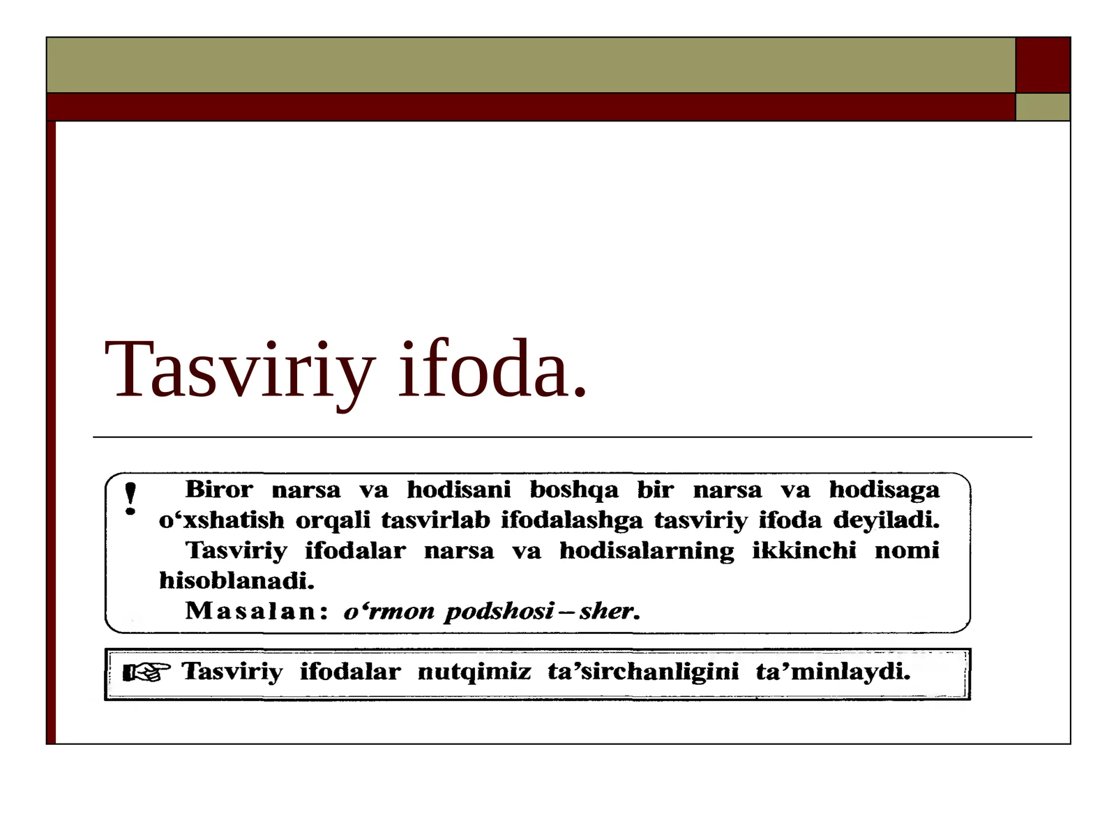 Tasviriy ifoda