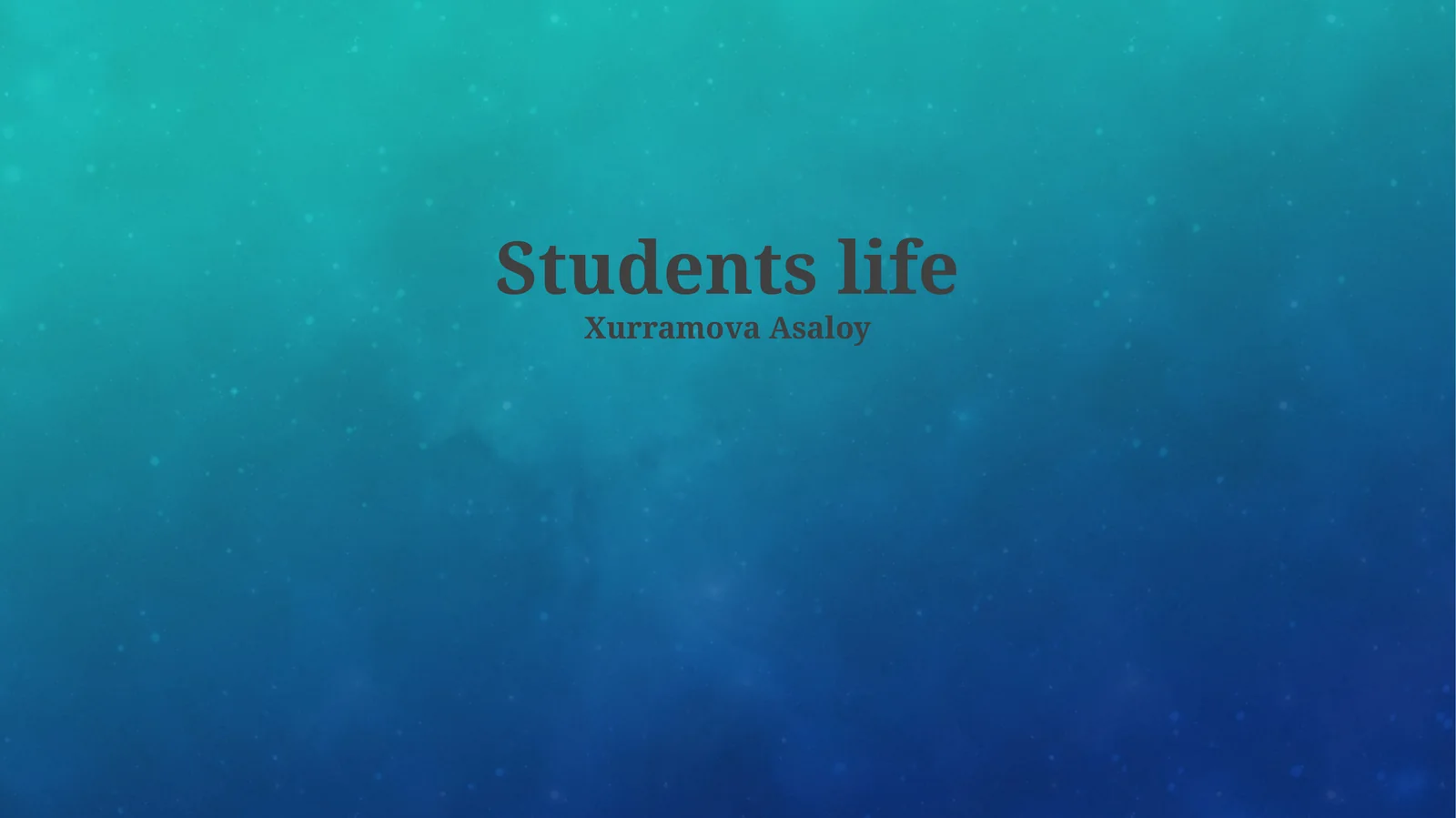 Students life