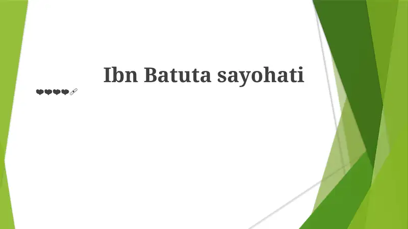 Ibn Batuta sayohati