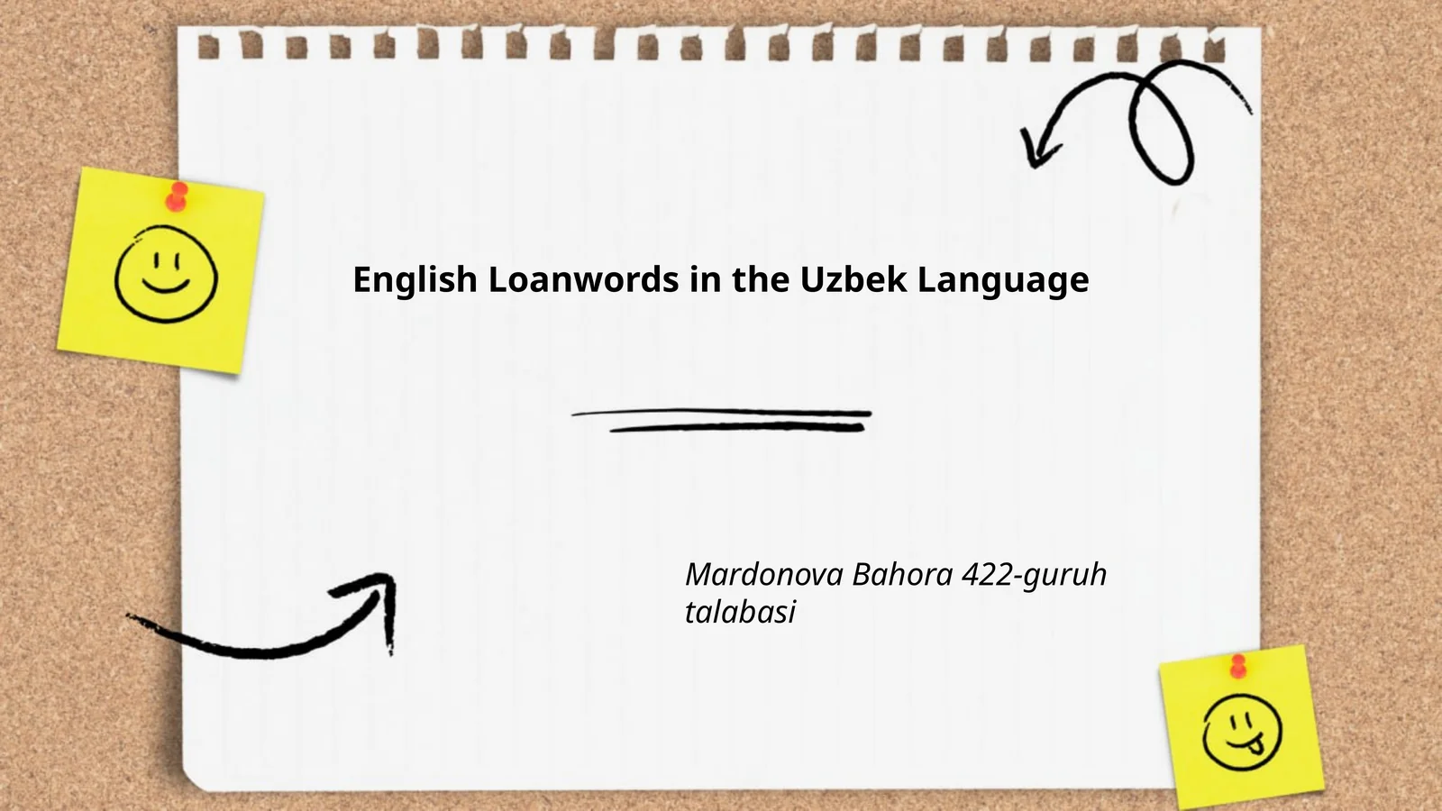 English Loanwords in the Uzbek Language