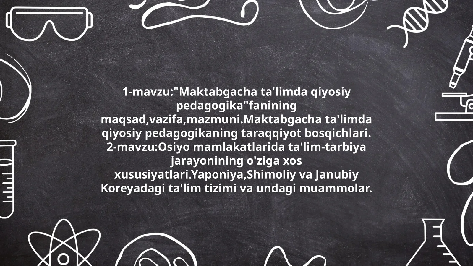 Maktabgacha ta'limda qiyosiy pedagogika