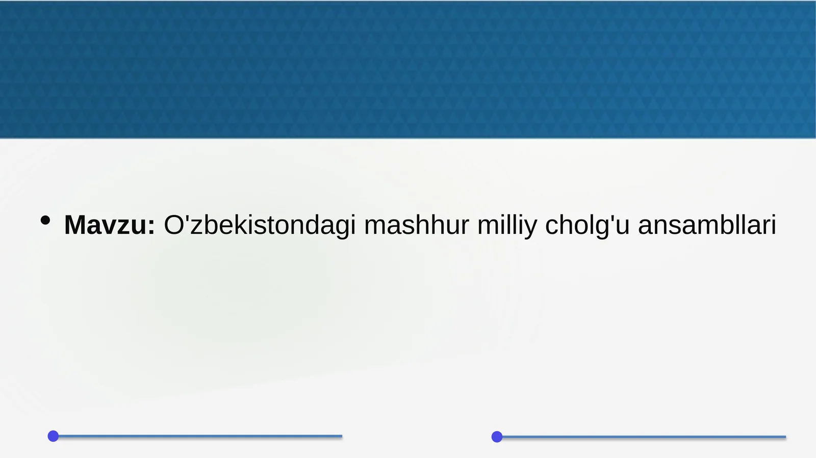 O'zbekistondagi mashhur milliy cholg'u ansambllari