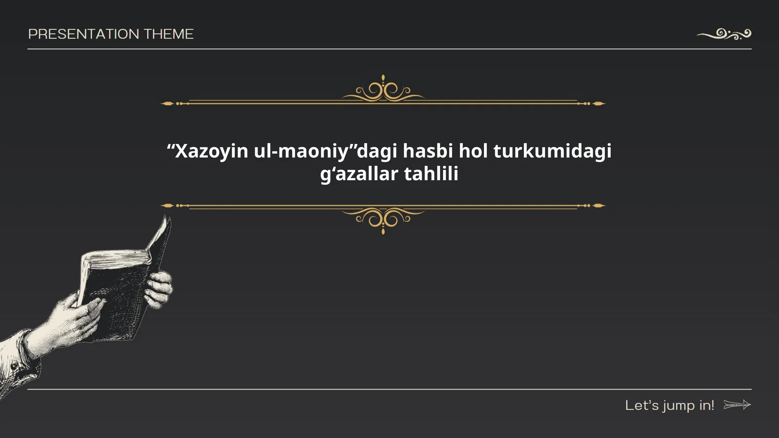 G‘azallar tahlili metodikasi