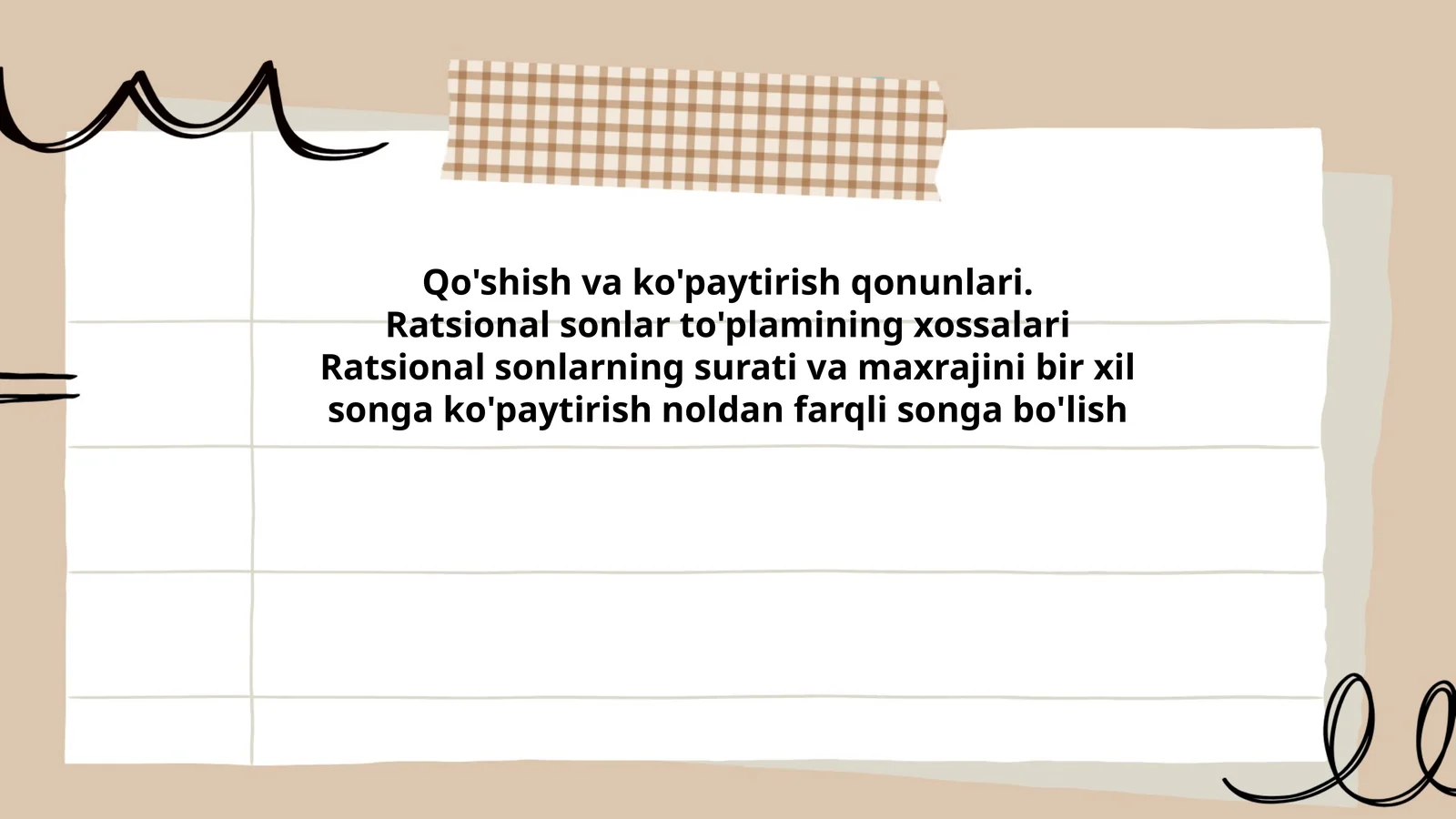 Ratsional sonlar to'plami