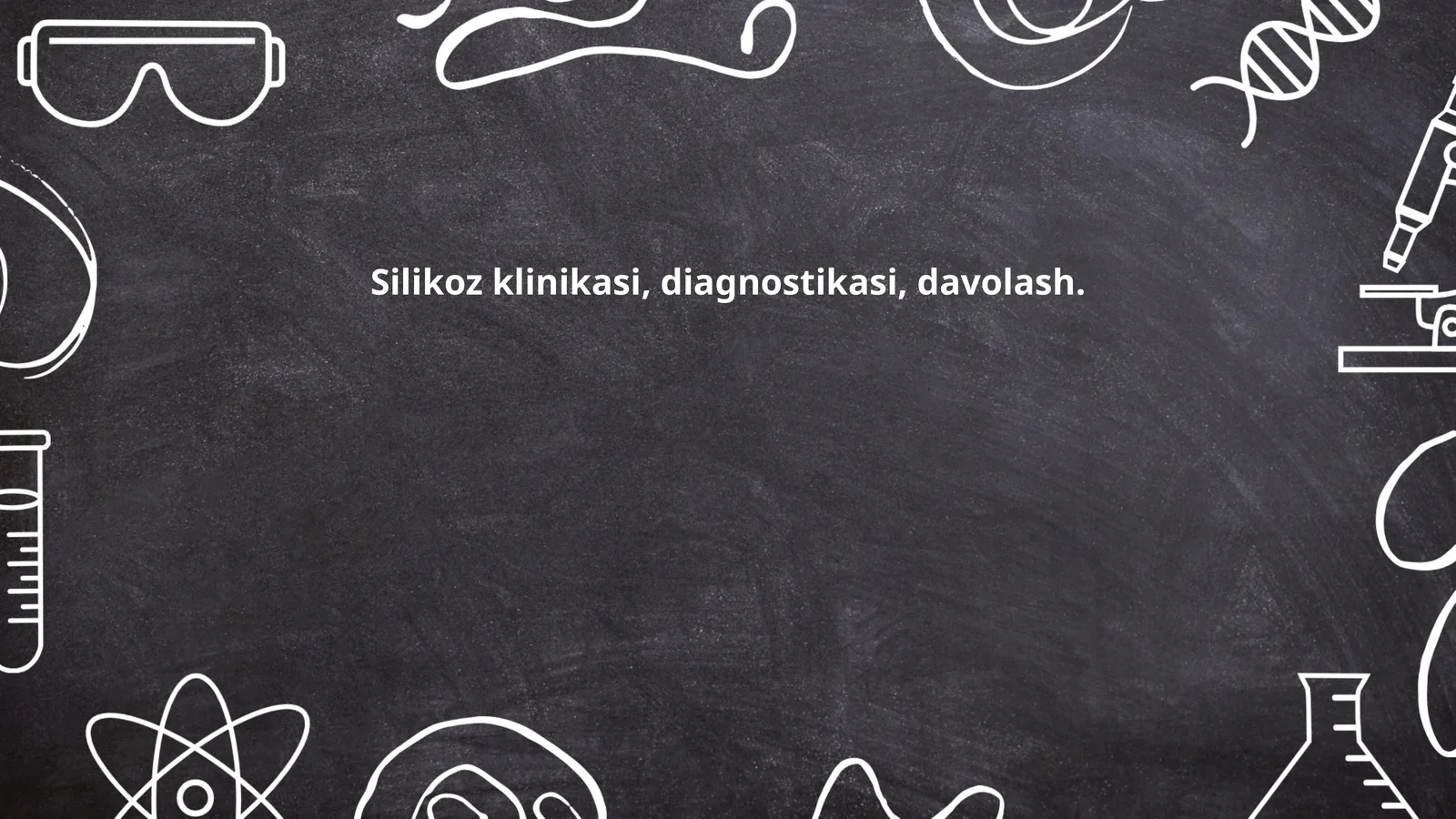 Silikoz klinikasi, diagnostikasi, davolash
